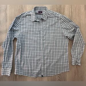 UNTUCKit Buttonup|LS|Blue/Salmon/White Plaid|Sz XL‎
